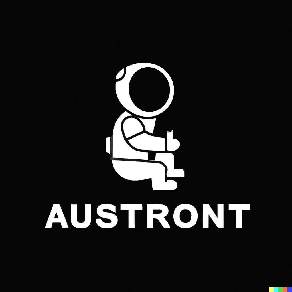 an astronaut, brand mark